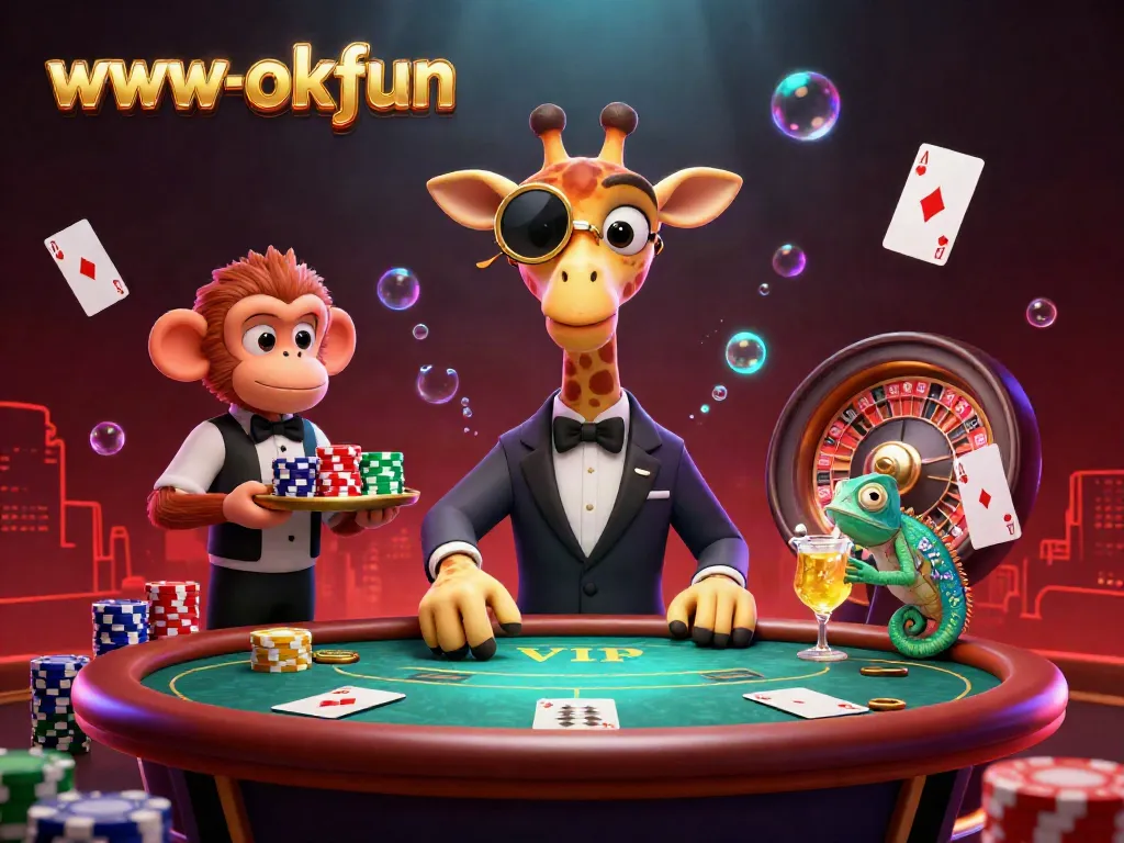 Experience thrilling live casino action at www-okfun with dynamic characters and vibrant game elements.