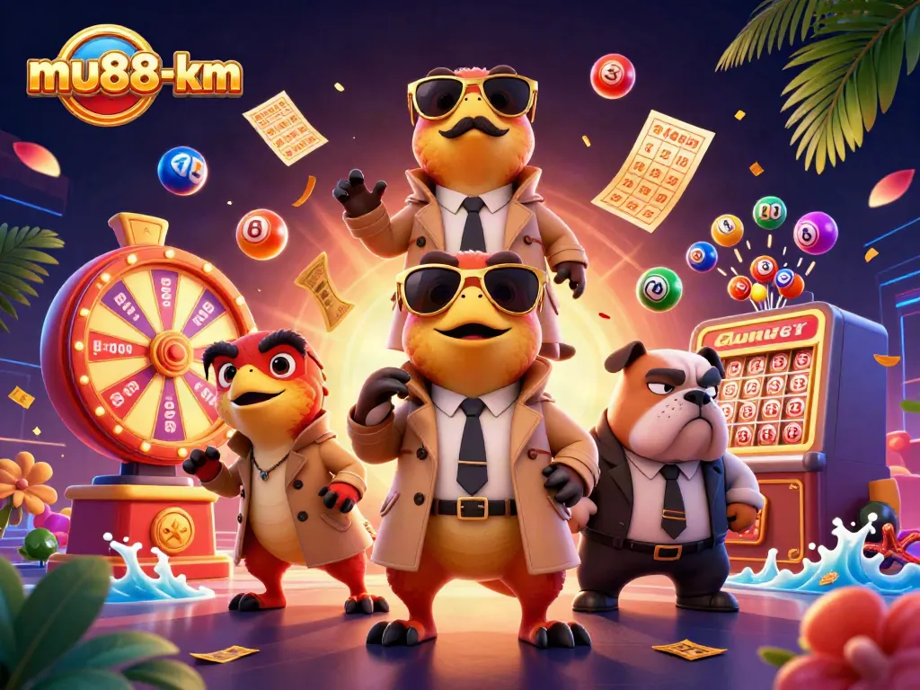 Engage in exciting gameplay at mu88-km with three raptors in disguise attempting to breach a VIP casino area.