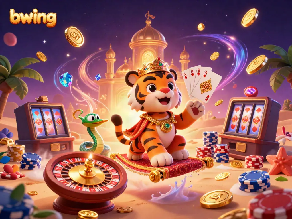 Engage with bwing's thrilling casino experience featuring a sultan and treasures of gaming.