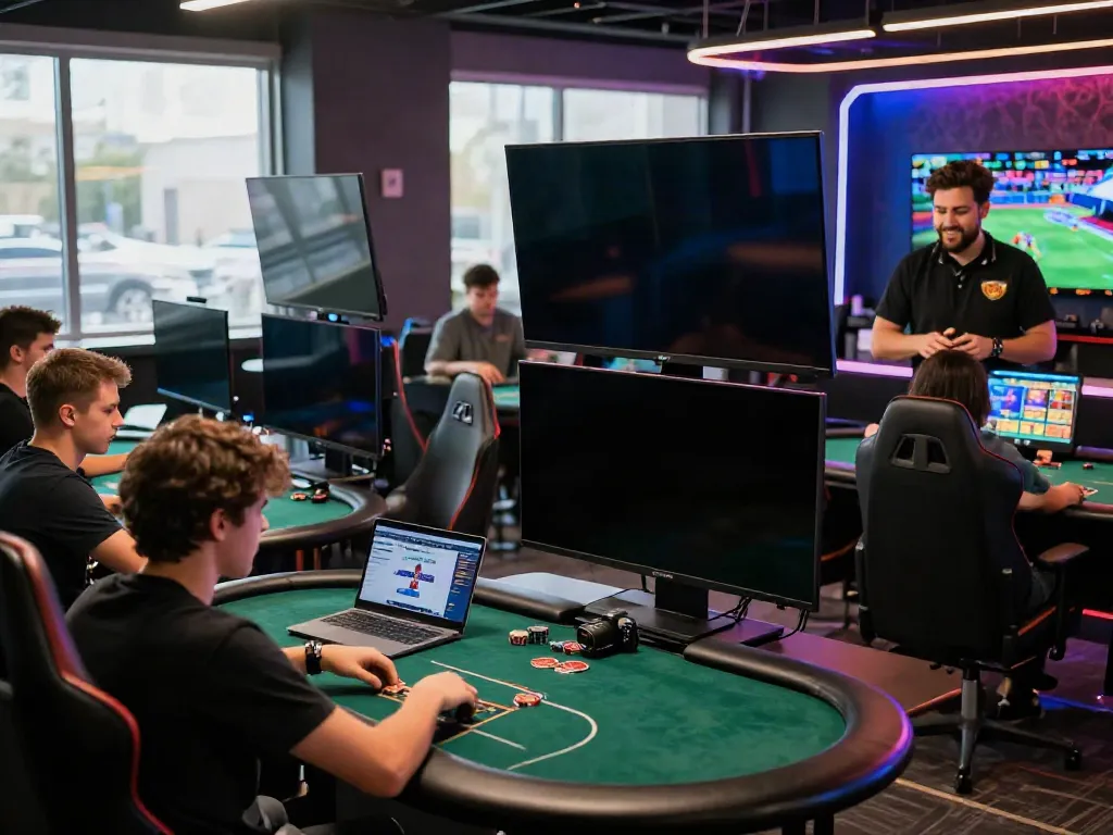 Red88 online gambling experience featuring players engaged in games and betting