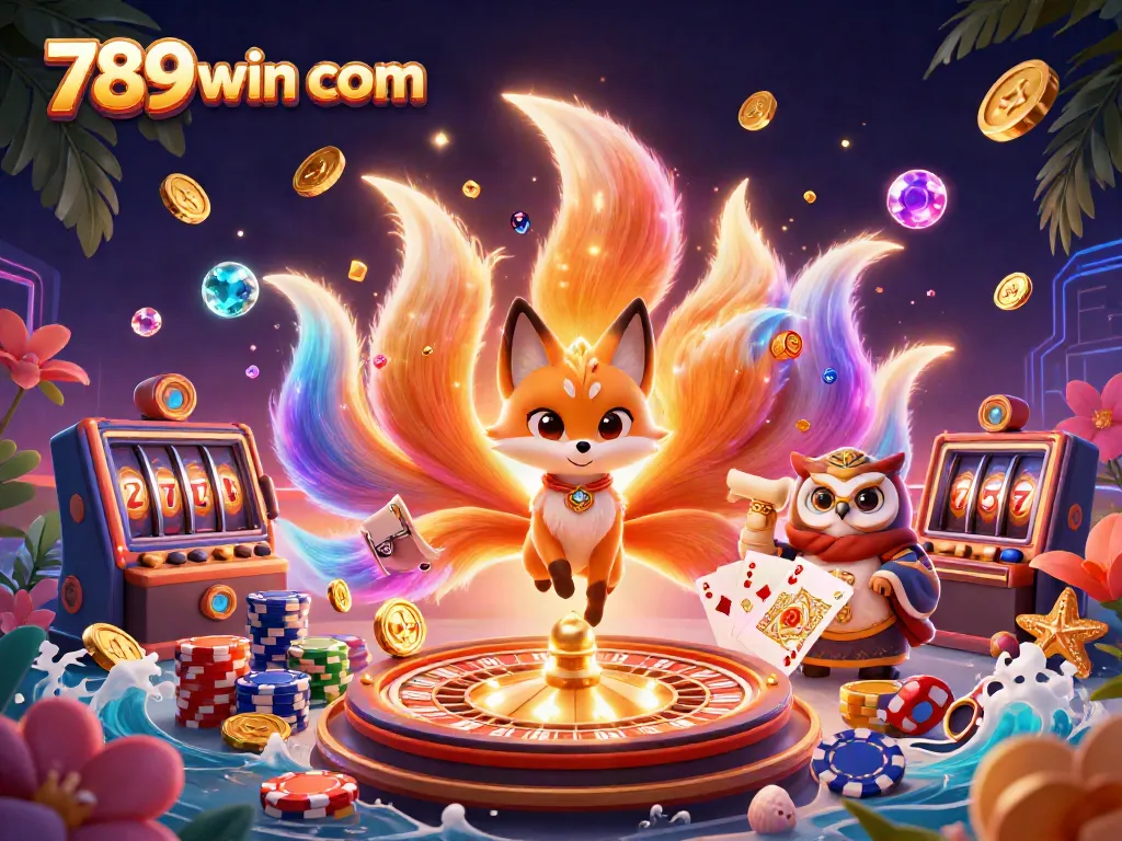 Experience thrilling gameplay at 789win com with vibrant characters, casino elements, and magical ambiance.
