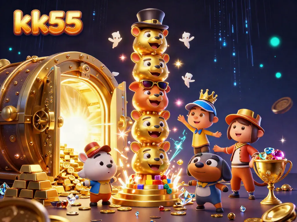 Experience thrilling jackpots at kk55 with a golden treasure vault bursting with riches.