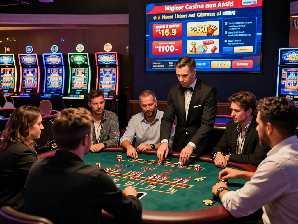 I migliori casino non AAMS con tavoli da gioco animati e promozioni luminose, creando un'atmosfera di intrattenimento vivace e coinvolgente.
