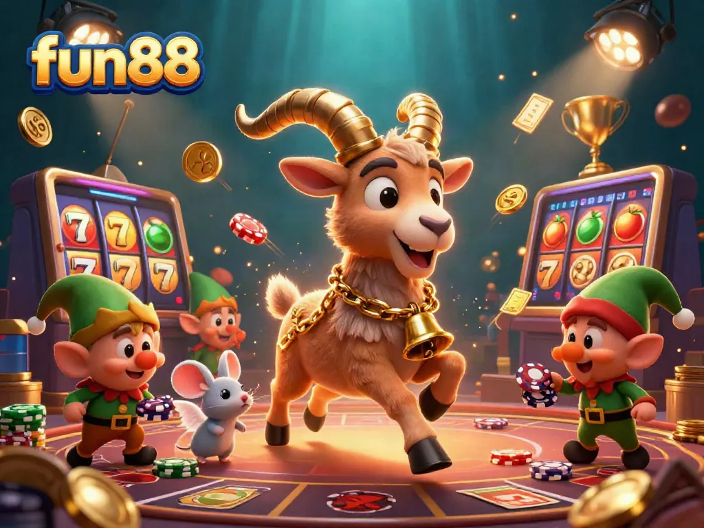Experience the thrill of fun88 with festive casino chaos featuring Krampus and holiday elements.