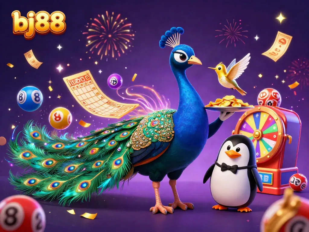 Engage in thrilling casino action with bj88, featuring vibrant characters and dynamic gaming elements.